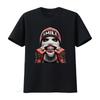 Smile Ski Mask Gangster T Shirt Size S XL Vintage Washed Designer Clothes Top For Everyday Wear Casual Unisex Versatile