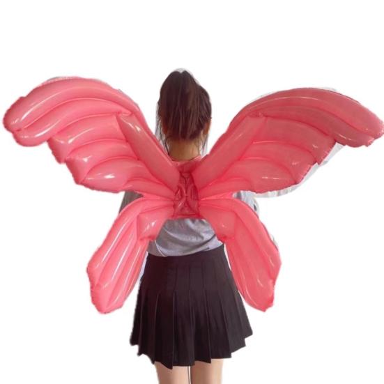 5Pcs Wings Balloons Creative No Leaks Exquisite Anti-deform Lightweight Decorative Aluminum Film Kids Butterfly Wings Balloons Party Supplies
