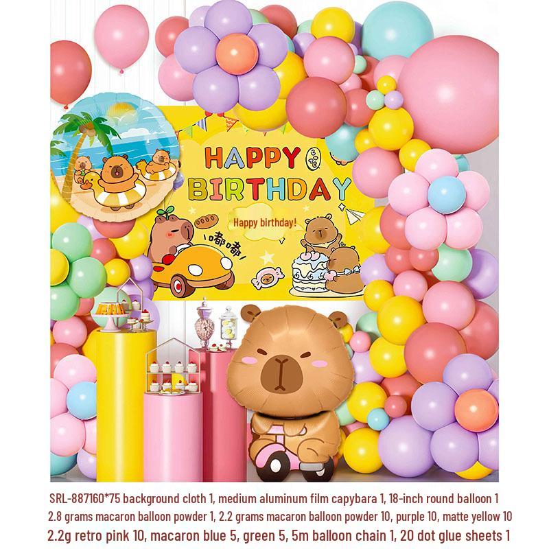 Adult & Children Birthday Number Balloon Decoration Set