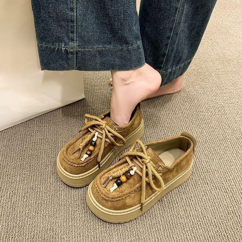 Casual Baotou Women's Spring Summer New Niche Design Comfortable Versatile Thick-soled Versatile Single Shoes