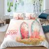 Tavola da Surf Morbida Durevole Qualità Copripiumino Colorato Surf Mare Modello Estate Viaggio Illustrazione Colori Retrò Decorativo Corallo Arancione Bambino Donna