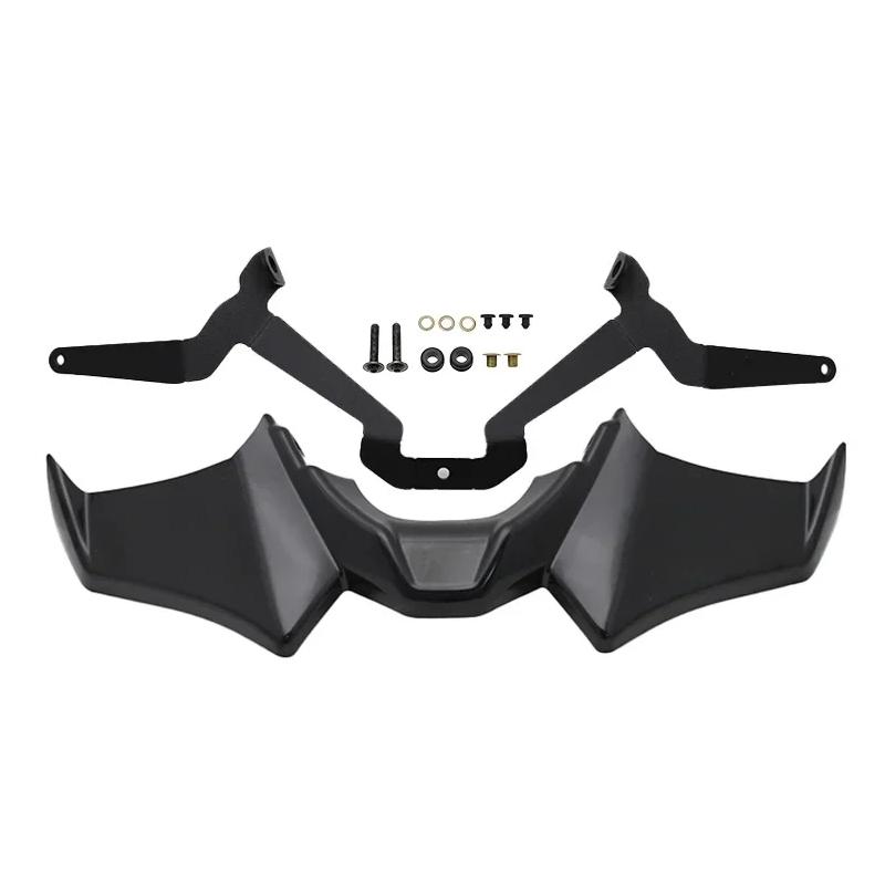 For YAMAHA MT07 MT-07 SP MT 07 2021 2022 2023 2024 Motorcycle Sport Downforce Naked Front Spoilers Aerodynamic Wing Deflector чёрный