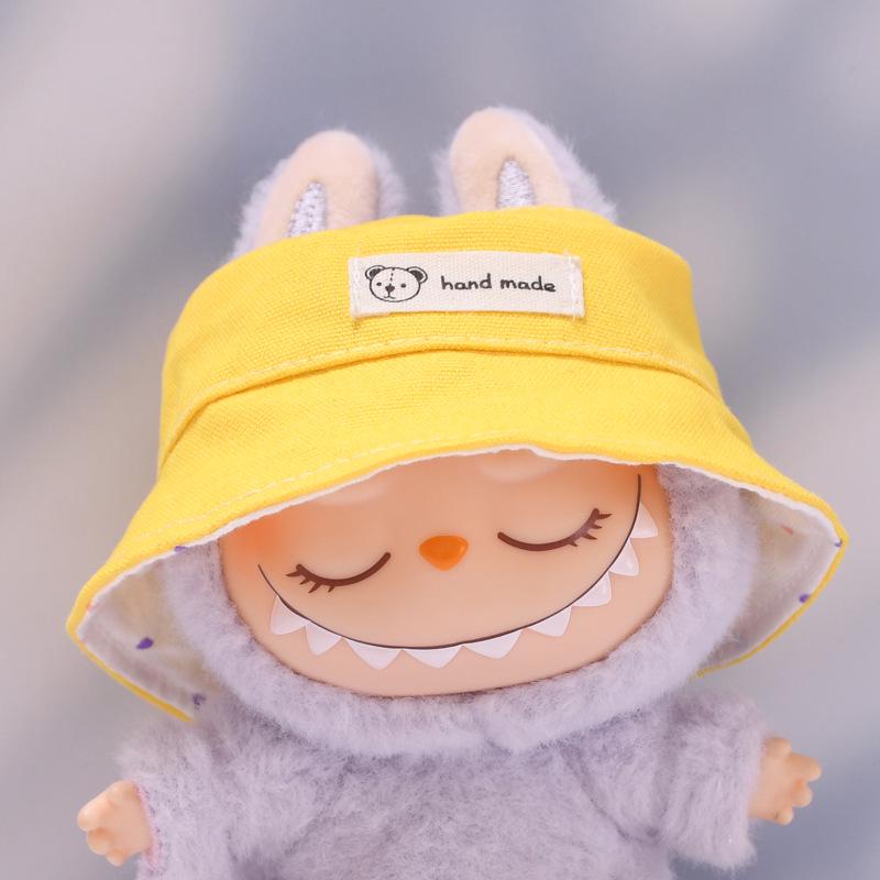 Pandantiv pălărie Labubu de 17 cm: Accesoriu vestimentar/Breloc/Amulet pentru geantă de umăr/Cană cu apă