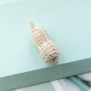 Hand-Knitted Apple & Persimmon Holiday Keychain Pendant