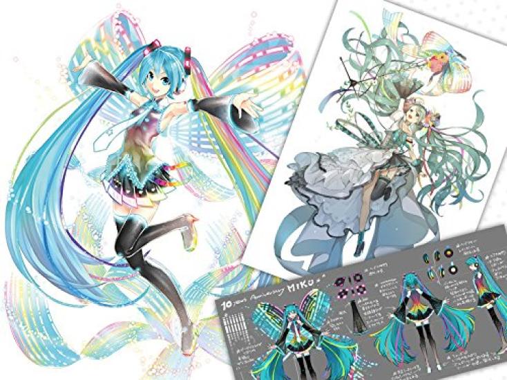 Charakter-Gesangsserie 01 Hatsune Miku Hatsune Miku 10. Jubiläumsversion. Gedenkbox (Gedenkbuch [Hatsune Miku Archiv] Enthalten) 17 Maßstab