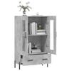 Vidaxl Tall Cabinet, Concrete Grey, 69.5X31X115 Cm