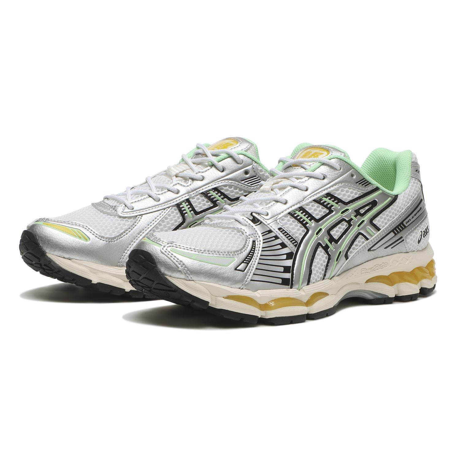 1203A827-100 Asics Gel-Kayano 12.1 Серебристо-зеленый оранжевый (Мужской) 10