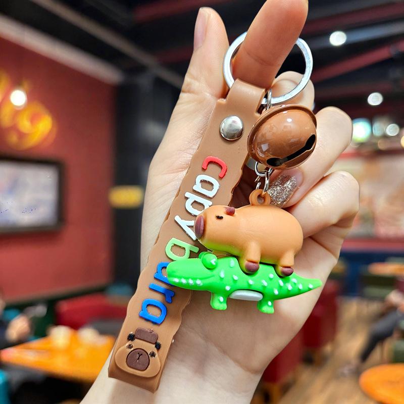 Cartoon Keychain Pendant, Wooden Stick Figure, Key Chain, Blind Box, Tide Play Pendant.