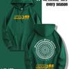 Men's Casual Hooded Sweatshirt Printed with BBS Wheel Logo Autumn and Winter Fashion Pullover Sweater Hoodie