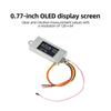1.77 Inch Oled Digital Display Voltmeter For Car Motorcycle Volt Gauge Panel Meter 1-11v Temperature 1-99 C 11bit Adc