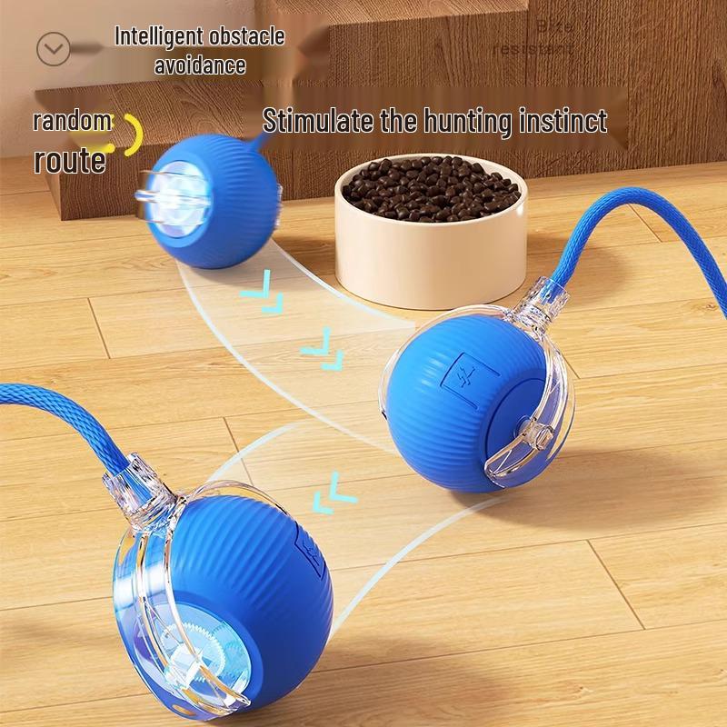 Sleva pro nováčky: Chytrá dráždivá kočičí kulička a tyčka pro samostatnou hru a úlevu od nudy.