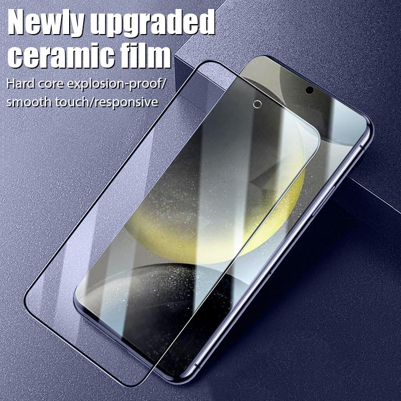 Pellicole Morbide in Ceramica HD 4IN1 per Samsung A57 A37 A56 5G A36 A26 A16 A55 A35 Pellicola Protettiva per Schermo e Fotocamera