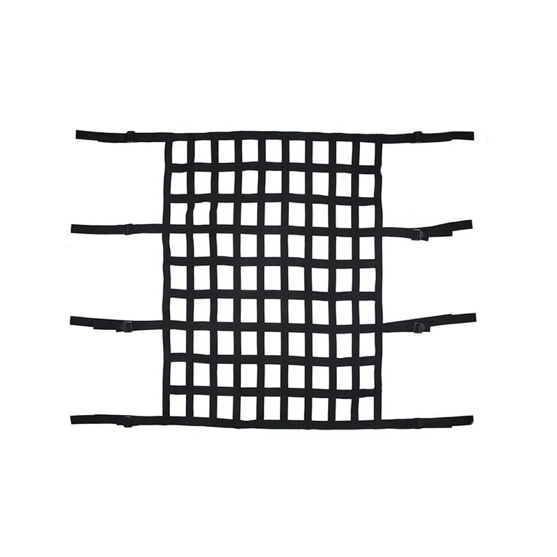 Car Roof Hammock Mesh Cargo Net Roof Top Netting Hammock For Ford Bronco - BlacK Interior Mouldings