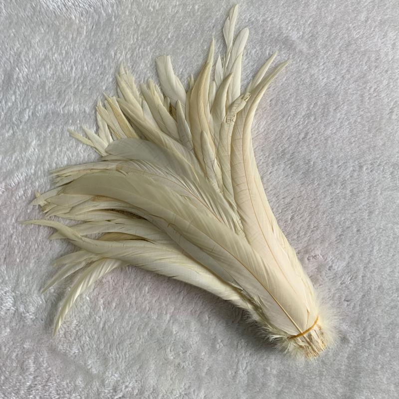 

Natural 50pcs Rooster Tail Feather Plumes 25-45CM 10-18inch Beige DIY Dyed Cock Tail Clothing Accessories Jewelry Performance 25-30cm 50pcs бежевый
