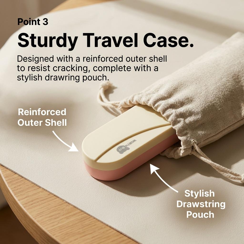Portable Stainless Steel Cutlery Students Tableware Set Spoon Fork Chopsticks With Case Holder Travel Camping School Utensils