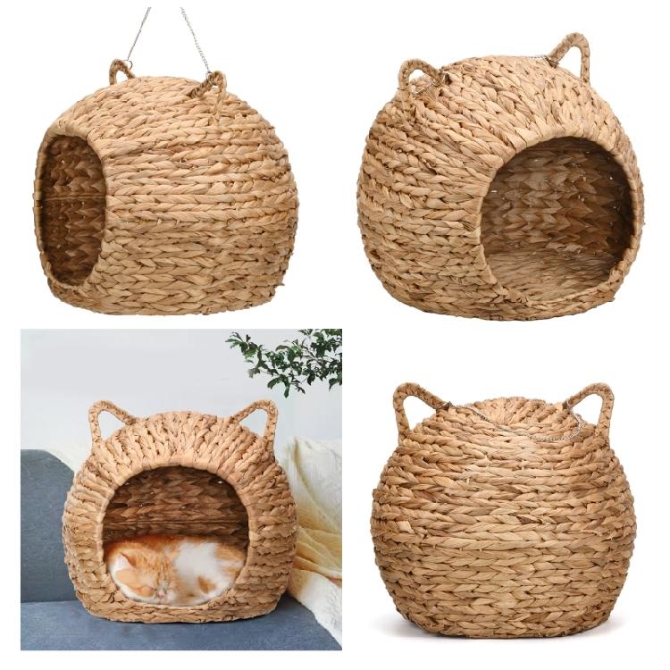 Hamaca para Gatos Cuatro Estaciones Transpirable Casa para Gatos Cama para Dormir Colgante Condominios para Gatitos