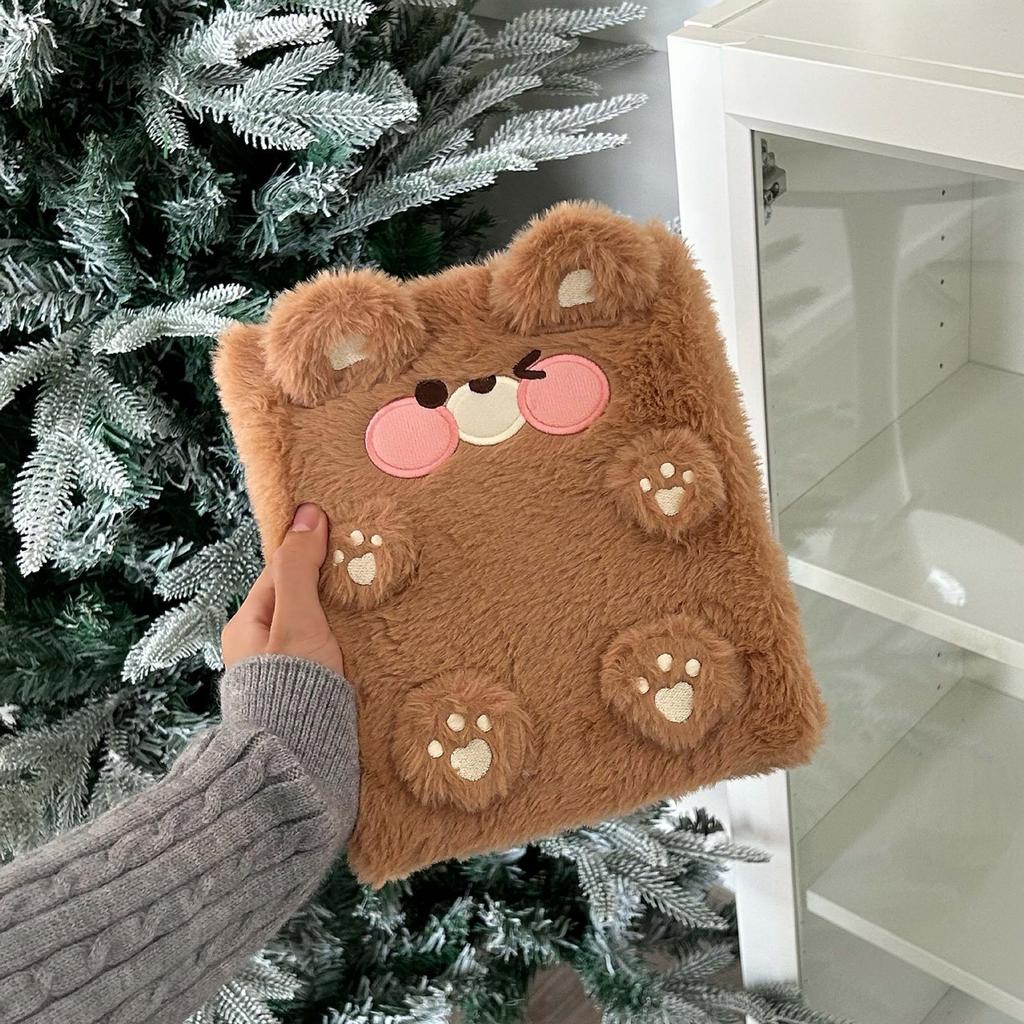 Photo Album A6 Cute Plush Portable Decor Cute Photocard Binder For Kids Family New Year Memorial Pregnancy Birth Grandparents