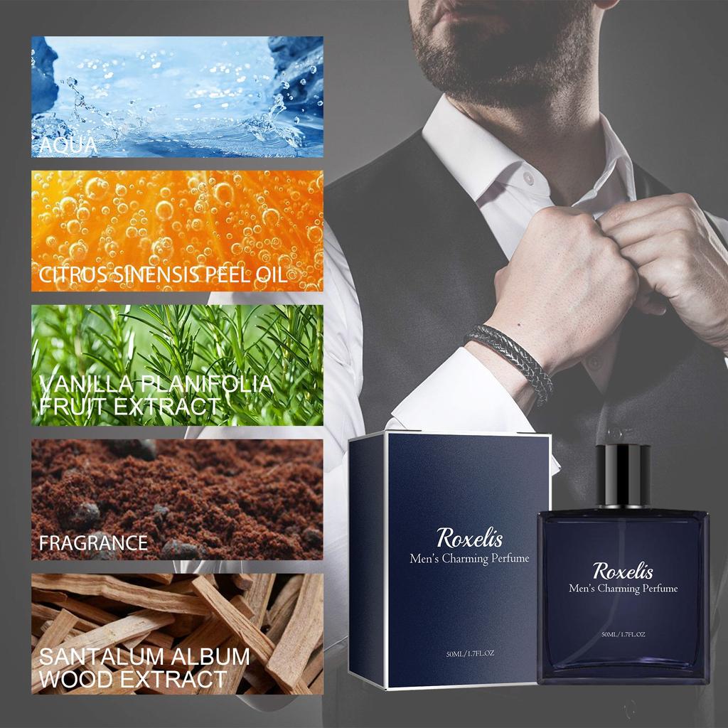 Charm Toilette For Men Long Lasting Perfume Hypnosis Cologne Fragrances For Men Enhanced Scents Perfume - 1.7 FL OZ / 50ML