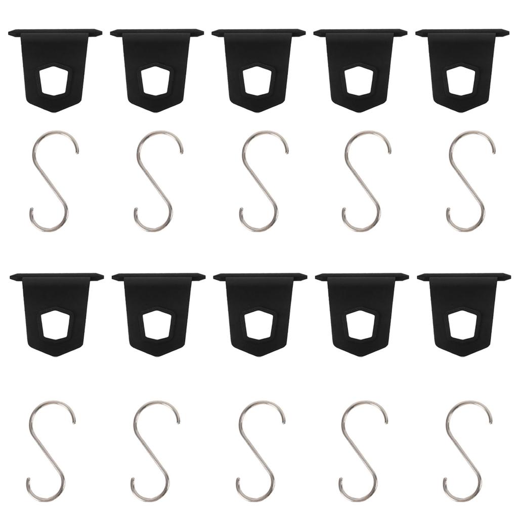 Rv Awning Hooks for Lights Camping Awning Accessory Hangers S Shaped Hooks Set Rv Party Light Hangers for Christmas Party
