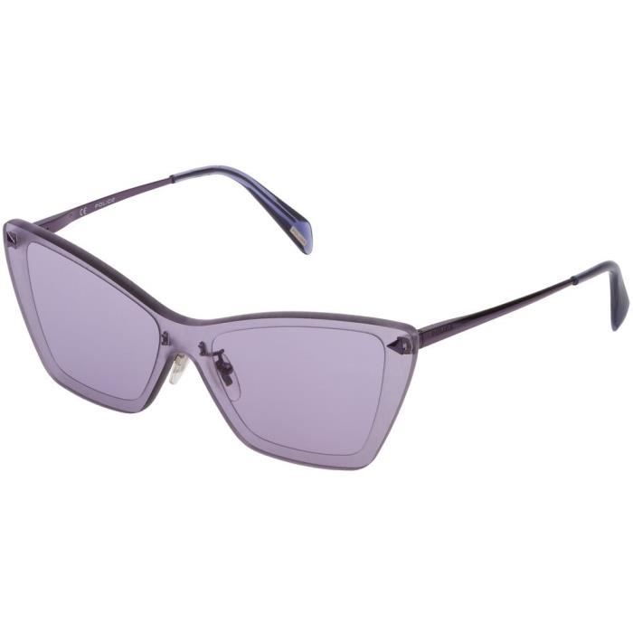 Lunettes de soleil - POLICE - SPL936 - Aviator - Métal - Verres gris - Mixte