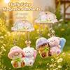 Bee Rabbit Flower Fairy Keychains Bag Charms Plush Keychains Magnetic Couple Pendant  Backpack