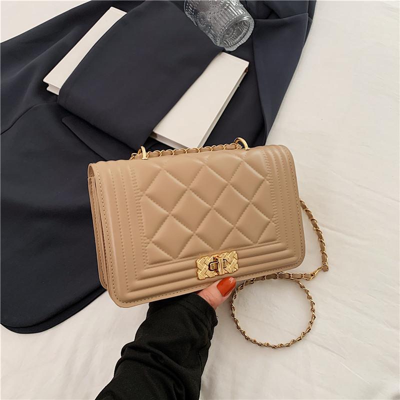 

Trend simple small square bag 2024 summer new Korean version simple messenger bag simple casual shoulder small square bag women хакі