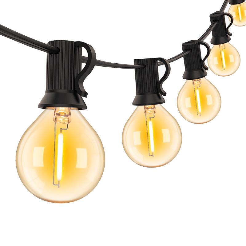 

Outdoor Retro G40 Waterproof String Lights for Camping & Festivals US plug/LED bulb/clear series