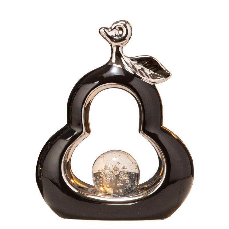 BEPAN 1PC Creative Gourd Ornament New Luxury Ceramic Decoration For Living Room Study Bedroom High Grade Business Gift Art