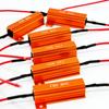 4Pcs 6PC 2PC 50W 6Ohm 6RJ for DC 12V Car Load Resistor Error Canceller LED Decoder Canbus Free Wiring Canceller Decoder Light