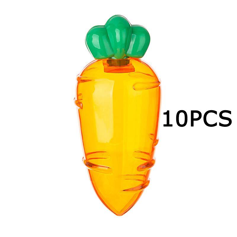 

WTEMPO Easter Carrot-Shaped Containers Party Favors Decor Treat Boxes Fillable Boxes In Bright Orange Yellow Color, Creative DIY Packaging Baskets 10pcs