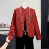 Tiger Year Embroidered Tang Jacket for Mom, 2026: Chinese Style Spring Cardigan for Middle-Aged & Elderly Women