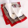 Fashionable Small Square Scarf with Unique Print for Office or Casual Wear Comfortable and Easy Care Bandana Scarves