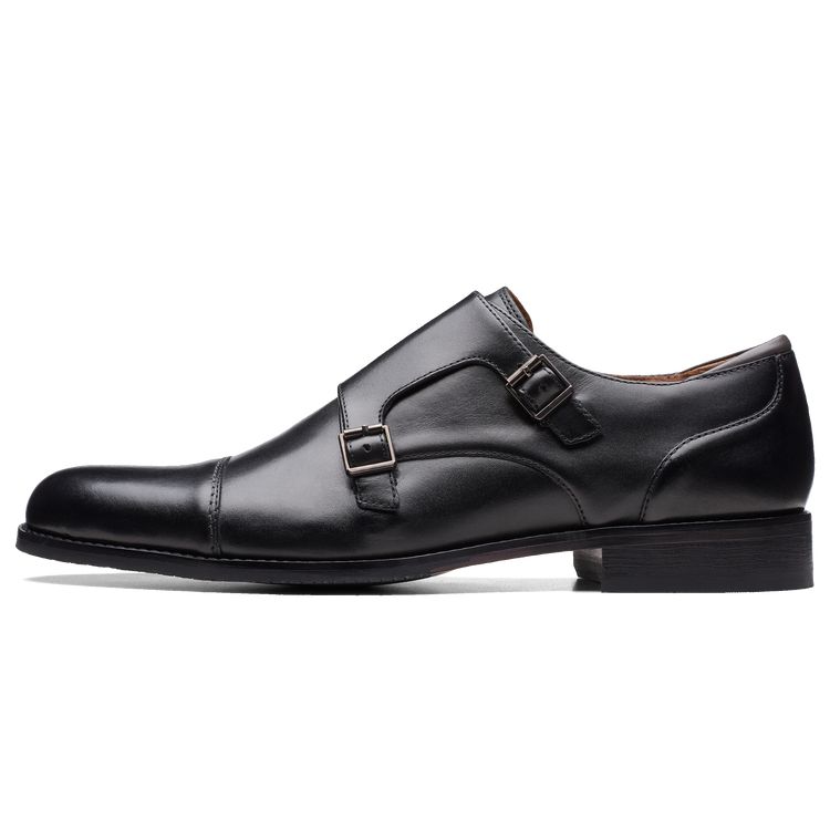 Clarks Top Layer Cowhide Business Commuting Comfortable Breathable Casual Shoes Men Casual Shoes Black 261724517