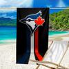 1pc Toronto Blue Jays Beach Towel, Beach and Seaside Swimming Pool Equipment, Fashion Pattern, Rectangular, Travel Essentials