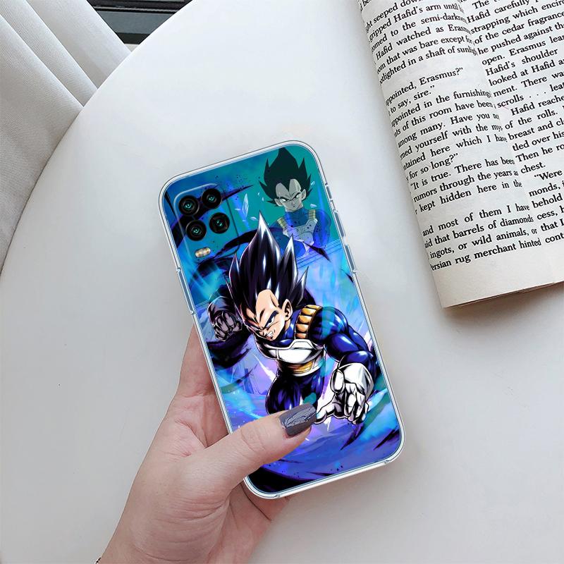 Dragon Ball Vegeta Transparent Phone Case for Motorola Moto G7 G8 G9 G84 G85 G73 G24 G15 Z2 Play Power Plus