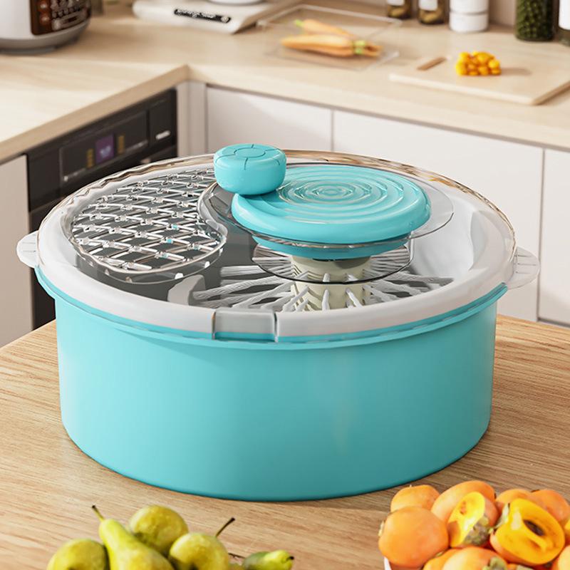 Multi-functional Electric Vegetable Dehydrator & Salad Spinner Electric Dehydrator Blue