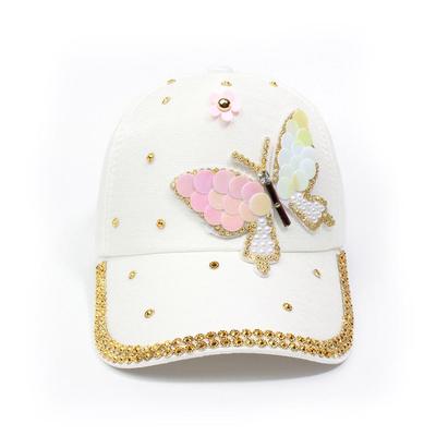 Butterfly Diamond Baseball Caps Women Outdoor Golf Fashion Sun Breathable Rings Summer Ladies V F3G2