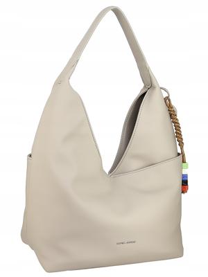 Bolsa de ombro feminina David Jones couro ecológico