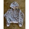 Hooded Sweatshirt Men Women Star Letter Print Loose Fit Casual Streetwear Fall Winter
