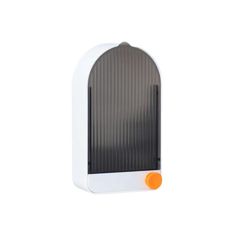 Wall Mounted Soap Holder Reusable Self Draining Soap Dish Holder Anti-Dust Waterproof Self-Adhesive Soap Dish Box for Bathroom