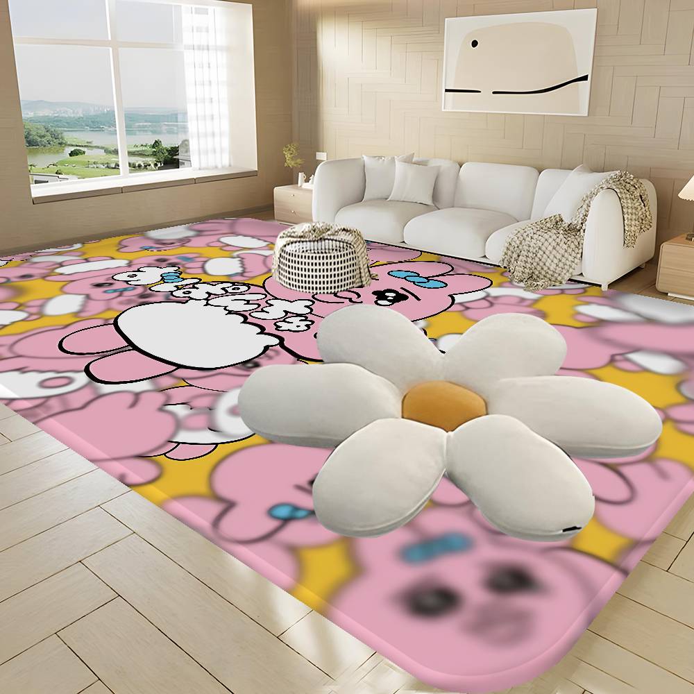 O-Opanchu Cute Usagi Room Mats Retro Multiple Choice Living Room Kitchen Rug Non-Slip Welcome Rug