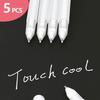 5pz Penna Gel Gelly Roll Bianca 0,8 mm Evidenziatore Penna per Disegno Artistico Pittura Penna per Diario Linea Bianca Penne Cancelleria Scolastica
