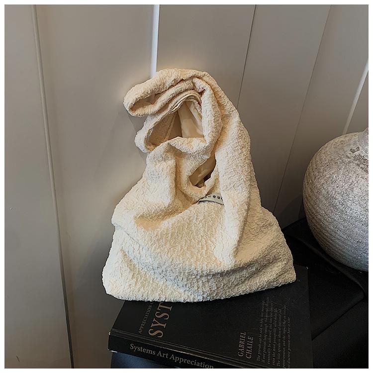 Large Capacity Bag Commuter Women's Messenger Bag New Cloth Bag Shoulder Leisure Student Tote Bag