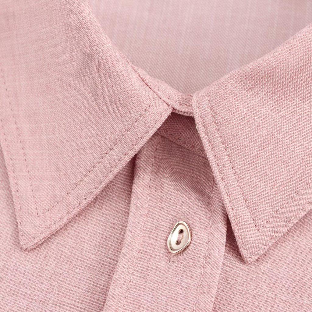 2025 Spring Women's Classic Lapel Pocket Long-Sleeve Shirt