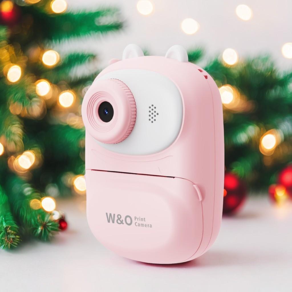 

Новая детская камера с принтом, для фото на улице, портативная, с термобумагой, мгновенная печать, цифровая мини-камера HD-видео Add 128G Card