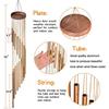 Musical Wind Chime Pipe 12 Tubes Wind Chimes Gold/silver Bells Decor for Living Bedroom Dining Coffee Shop Wind Chimes Tubes