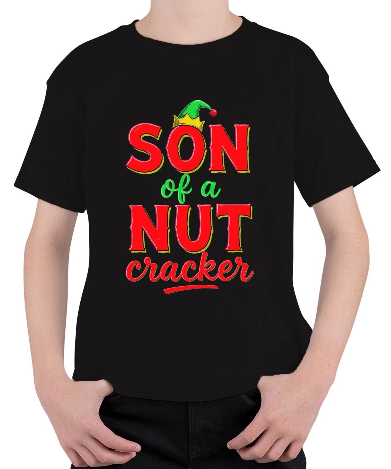 SON of a NUT lustig Weihnachten Geschenk Sohn Nussknacker Humor Unisex Kinder T- XS