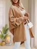 Women's Oversized Long Cardigan Sweater Open Front Batwing Sleeve Fall Knitwear