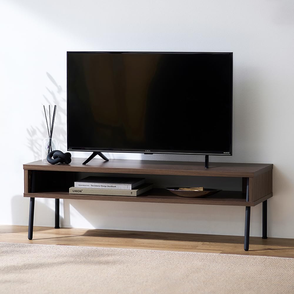 type Iris Ohyama TV stand with allows you to use a larger Woodgrain AV single living iron wood AV board [26-40 recommended] storage, room, board,