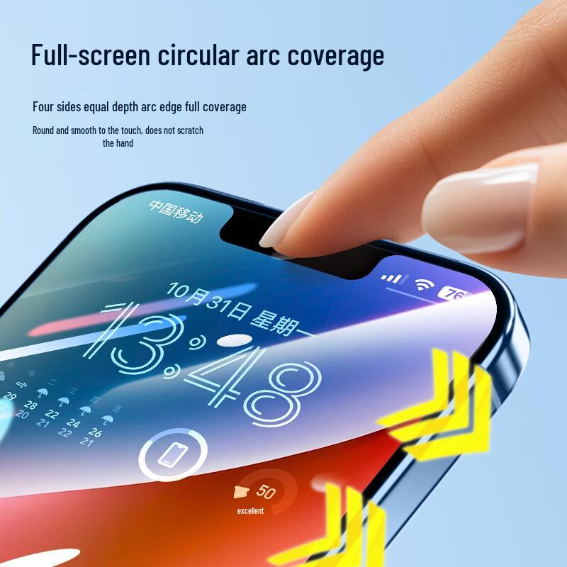Langke Apple iPhone 14 Plus/13 Pro Max Privacy Tempered Glass Screen Protector